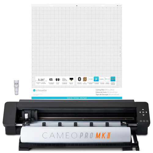 Silhouette Cameo PRO MK 2 Electronic Cutter-Black - 5A002W0X-1GWQ7 - 814792018033