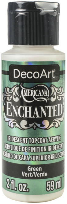 6 Pack - DecoArt Americana Enchanted Paint 2oz-Green - DE2OZ-02 - 766218122032