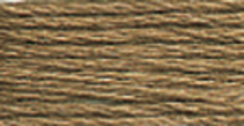 12 Pack - DMC Pearl Cotton Skein Size 3 16.4yd-Medium Beige Brown - 115 3-840 - 077540032877