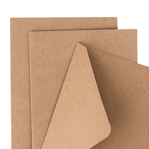3 Pack - Colorbok A2 Cards W/Envelopes (4.375"X5.75") 50/Pkg-Kraft - 74266 3 Pack - Colorbok A2 Cards W/Envelopes (4.375"X5.75") 50/Pkg-Kraft - 74266