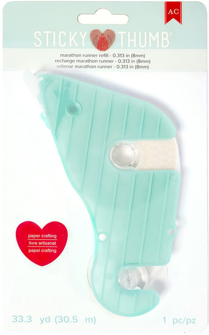 Sticky Thumb Adhesive Refill-Permanent Solid .315"X33.3yd - ST342039 - 718813420396