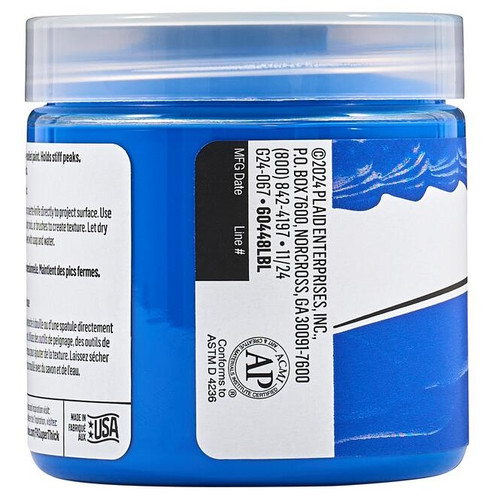 3 Pack - FolkArt Super Thick Acrylic Paint 4oz-Deep Blue - 5A002XBZ-1GYBM 3 Pack - FolkArt Super Thick Acrylic Paint 4oz-Deep Blue - 5A002XBZ-1GYBM