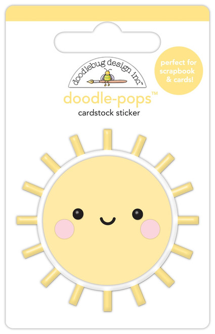 Doodlebug Doodle-Pops 3D Stickers-Good Day Sunshine, Butterfly Kisses - 5A002X7R-1GY5L - 842715087804