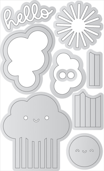 Doodlebug Doodle Cuts Dies-Hello Sunshine - 5A002X7S-1GY5S