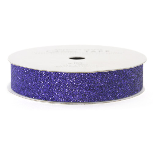 American Crafts Glitter Paper Tape 3yd-Plum .625" - AC-GT-96066 - 718813960663