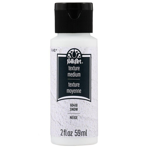 3 Pack - FolkArt Textured Medium 2oz-Snow - 5A002XC8-1GYBY - 028995604188 3 Pack - FolkArt Textured Medium 2oz-Snow - 5A002XC8-1GYBY - 028995604188
