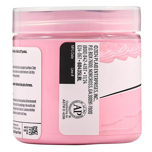 3 Pack - FolkArt Super Thick Acrylic Paint 4oz-Soft Pink - 5A002XBZ-1GYC7