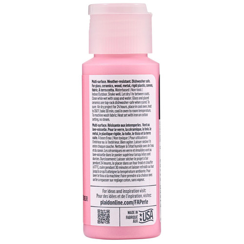 FolkArt Perle Acrylic Paint 2oz-Pink Chiffon - 5A002XBX-1GYB7 FolkArt Perle Acrylic Paint 2oz-Pink Chiffon - 5A002XBX-1GYB7