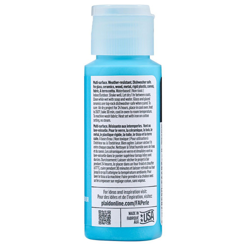 FolkArt Perle Acrylic Paint 2oz-Cashmere Blue - 5A002XBX-1GYBC FolkArt Perle Acrylic Paint 2oz-Cashmere Blue - 5A002XBX-1GYBC