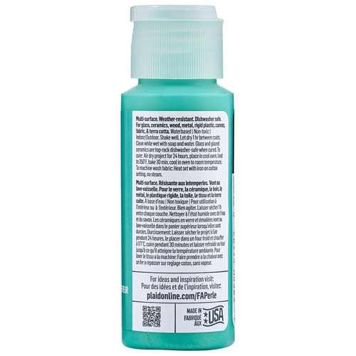 FolkArt Perle Acrylic Paint 2oz-Whipped Green - 5A002XBX-1GYBJ FolkArt Perle Acrylic Paint 2oz-Whipped Green - 5A002XBX-1GYBJ