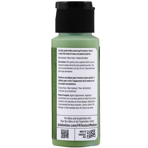 FolkArt Textured Medium 2oz-Moss - 5A002XC8-1GYBS FolkArt Textured Medium 2oz-Moss - 5A002XC8-1GYBS