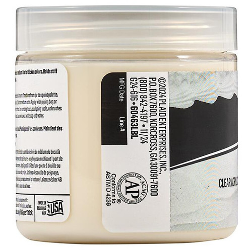 FolkArt Super Thick Acrylic Paint 4oz-Tintable Medium - 5A002XBZ-1GYC3 FolkArt Super Thick Acrylic Paint 4oz-Tintable Medium - 5A002XBZ-1GYC3