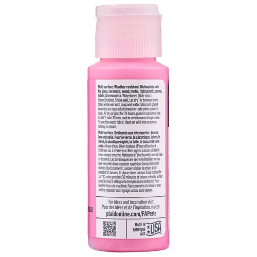 3 Pack - FolkArt Perle Acrylic Paint 2oz-Strawberry Ice - 5A002XBX-1GY9V 3 Pack - FolkArt Perle Acrylic Paint 2oz-Strawberry Ice - 5A002XBX-1GY9V