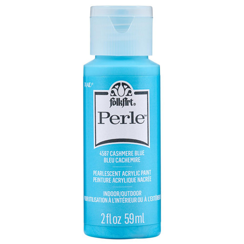 3 Pack - FolkArt Perle Acrylic Paint 2oz-Cashmere Blue - 5A002XBX-1GYBC - 028995045875 3 Pack - FolkArt Perle Acrylic Paint 2oz-Cashmere Blue - 5A002XBX-1GYBC - 028995045875