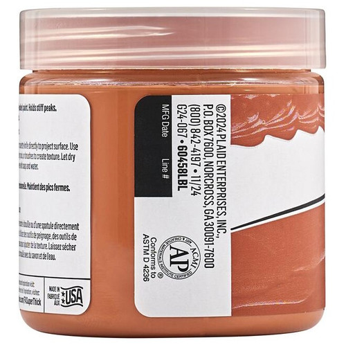 3 Pack - FolkArt Super Thick Acrylic Paint 4oz-Terra Cotta - 5A002XBZ-1GYBB 3 Pack - FolkArt Super Thick Acrylic Paint 4oz-Terra Cotta - 5A002XBZ-1GYBB