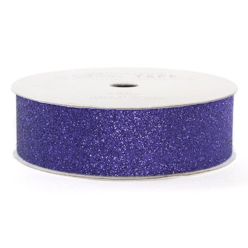 3 Pack - American Crafts Glitter Paper Tape 3yd-Plum .875" - AC-GT-96072 - 718813960724