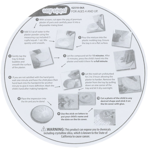 3 Pack - Colorbok Spark Happy Birthday Round Plaster Tin- - 4251006A