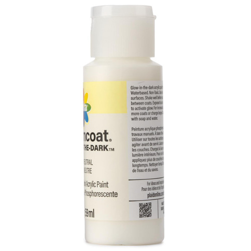 3 Pack - Delta Ceramcoat Glow Acrylic Paint 2oz-Neutral - 5A002XXF-1GYR9 3 Pack - Delta Ceramcoat Glow Acrylic Paint 2oz-Neutral - 5A002XXF-1GYR9