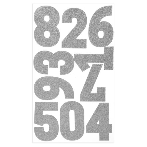 3 Pack - Craft Perfect Glitter Alphabet Sticker Sheet 2IN-Silver - 5A002MKM-1GP16 3 Pack - Craft Perfect Glitter Alphabet Sticker Sheet 2IN-Silver - 5A002MKM-1GP16