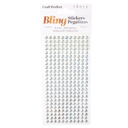 3 Pack - Craft Perfect Rhinestone Sticker Sheet 6MM-Iridescent - 5A002MKZ-1GP1C - 191648181654