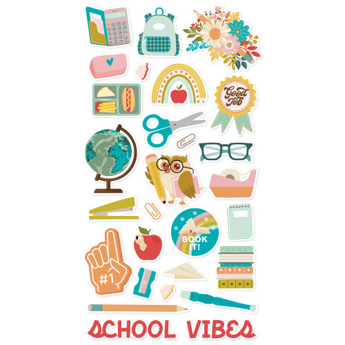 3 Pack - Book Fair Chipboard Stickers-6"X12" - 5A002WZX-1GXS0