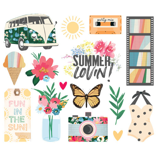 3 Pack - Sunny Days Bits & Pieces 15/Pkg-Big - 5A002WXQ-1GXTK