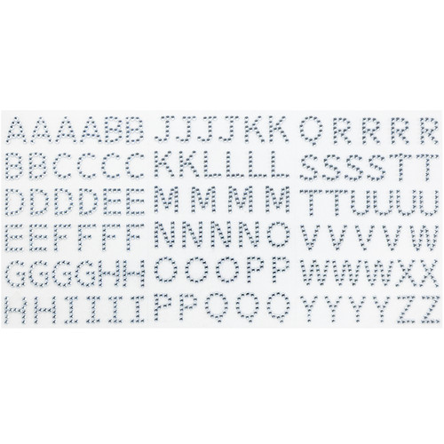 3 Pack - Jolee's Bling Sheet 3/Pkg .65"-Crystal Letters - 5A002MLH-1GP1B