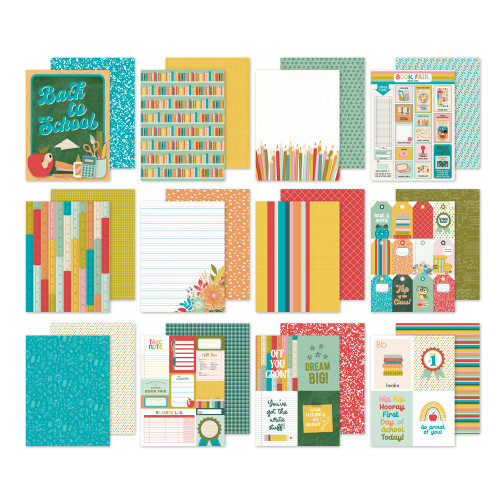 2 Pack - Simple Stories Double-Sided Paper Pad 6"X8" 24/Pkg-Book Fair - 5A002WXN-1GXTX