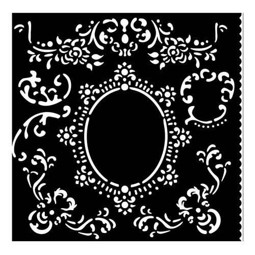 3 Pack - Stamperia Stencil 7"X7"-House of Roses Border - 5A002WFD-1GX73