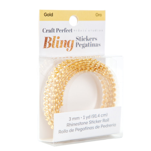 3 Pack - Jolee's Rhinestone Sticker Roll 1YD -Gold - 5A002MKW-1GP0H