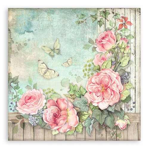 3 Pack - Stamperia Single-Sided Paper Pad 8"X8" 22/Pkg-House of Roses, 10 Designs/1 Each - 5A002WFG-1GX6N 3 Pack - Stamperia Single-Sided Paper Pad 8"X8" 22/Pkg-House of Roses, 10 Designs/1 Each - 5A002WFG-1GX6N