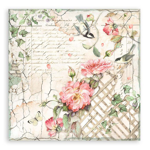 3 Pack - Stamperia Single-Sided Paper Pad 8"X8" 22/Pkg-House of Roses, 10 Designs/1 Each - 5A002WFG-1GX6N 3 Pack - Stamperia Single-Sided Paper Pad 8"X8" 22/Pkg-House of Roses, 10 Designs/1 Each - 5A002WFG-1GX6N