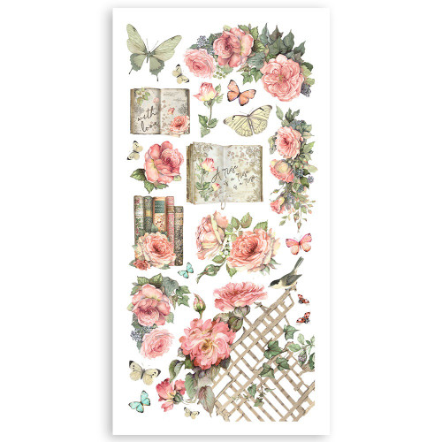 3 Pack - Stamperia Double-Sided Paper Cut-Outs 4/Pkg-House of Roses - 5A002WGH-1GX89 3 Pack - Stamperia Double-Sided Paper Cut-Outs 4/Pkg-House of Roses - 5A002WGH-1GX89