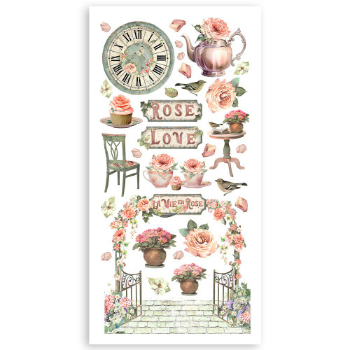 3 Pack - Stamperia Double-Sided Paper Cut-Outs 4/Pkg-House of Roses - 5A002WGH-1GX89 3 Pack - Stamperia Double-Sided Paper Cut-Outs 4/Pkg-House of Roses - 5A002WGH-1GX89