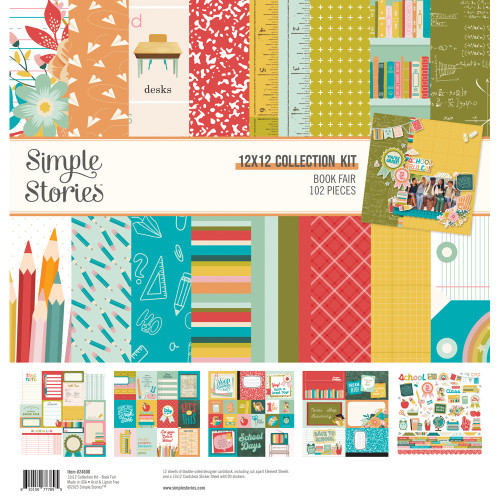 Simple Stories Collection Kit 12"X12-Book Fair - 5A002X0W-1GXW8 - 810150777895