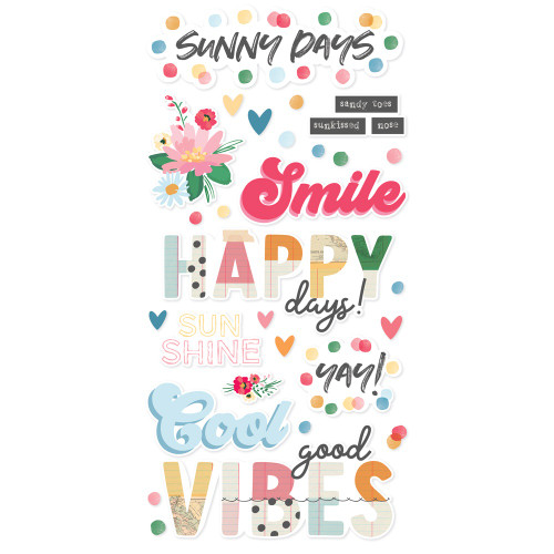 Sunny Days Foam Stickers-53/Pkg - 5A002WYR-1GXTV