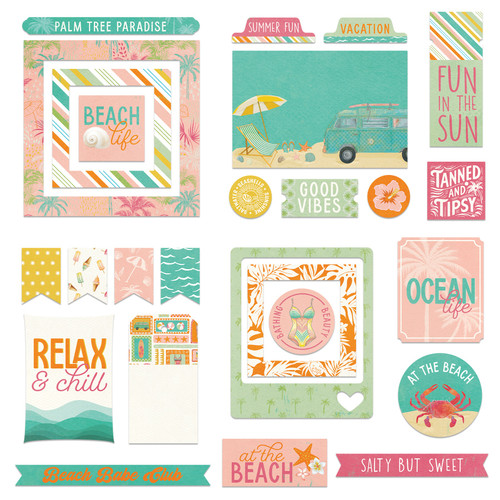PhotoPlay Ephemera Cardstock Die-Cuts-Salt & Sea 5A002XG0-1GYCF