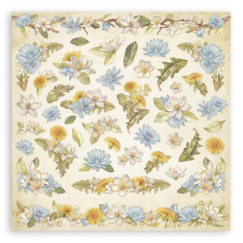 3 Pack Stamperia Single-Sided Paper Pad 12"x12" 22/Pkg-Hidden Grove 5A002WG3-1GX71