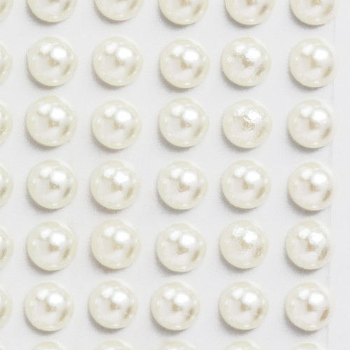 3 Pack - Jolee's Pearl Sticker Sheet 6MM-Ivory - 5A002ML6-1GP09