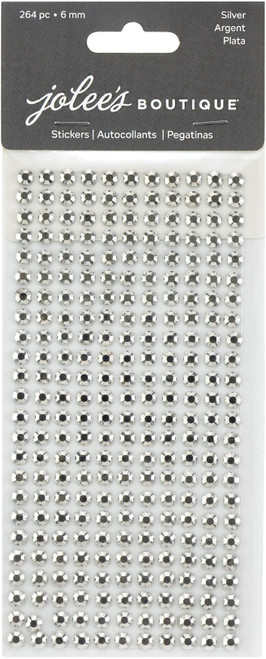 3 Pack - Jolee's Rhinestone Sticker Sheet 6MM-Silver - 5A002MJZ-1GNZV - 191648181630