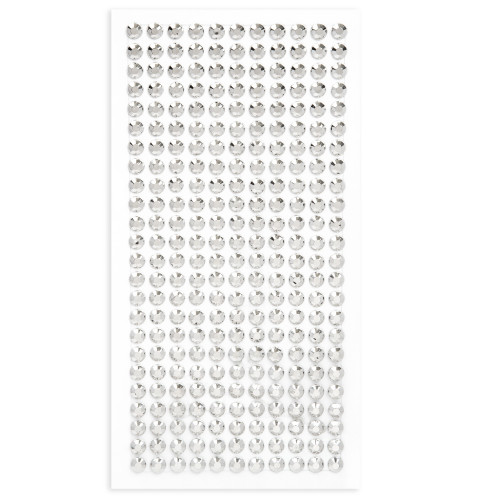 3 Pack - Craft Perfect Rhinestone Sticker Sheet 6MM-Silver - 5A002MJZ-1GNZV