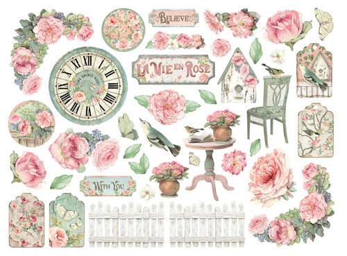 Stamperia Die-Cuts-House of Roses - 5A002WG1-1GX76 Stamperia Die-Cuts-House of Roses - 5A002WG1-1GX76