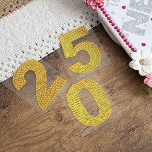 3 Pack - Craft Perfect Number Sticker -Gold #5 - 5A002MKK-1GP04 3 Pack - Craft Perfect Number Sticker -Gold #5 - 5A002MKK-1GP04