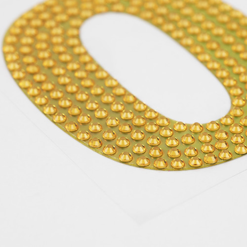 3 Pack - Craft Perfect Number Sticker -Gold #0 - 5A002MKG-1GP0W