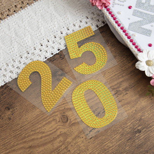 3 Pack - Jolee's Number Sticker -Gold #0 - 5A002MKG-1GP0W