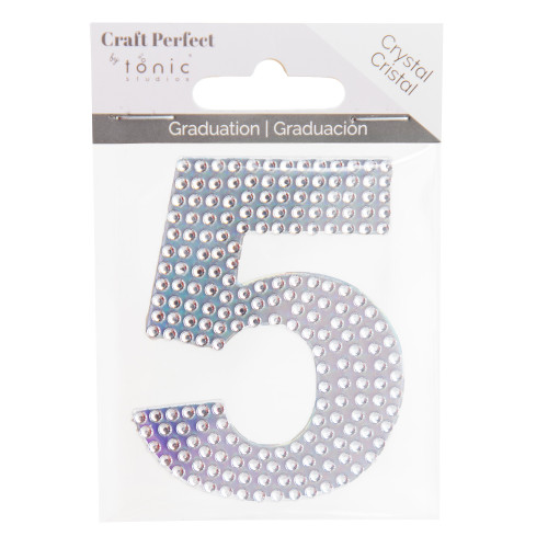 3 Pack - Craft Perfect Number Sticker -Crystal #5 - 5A002MKC-1GP0Y - 191648181388