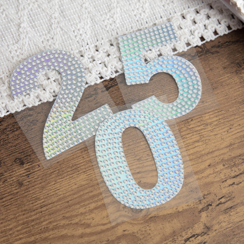 3 Pack - Craft Perfect Number Sticker -Crystal #5 - 5A002MKC-1GP0Y