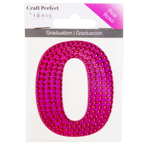 3 Pack - Craft Perfect Number Sticker -Pink #0 - 5A002ML1-1GNZZ - 191648181432