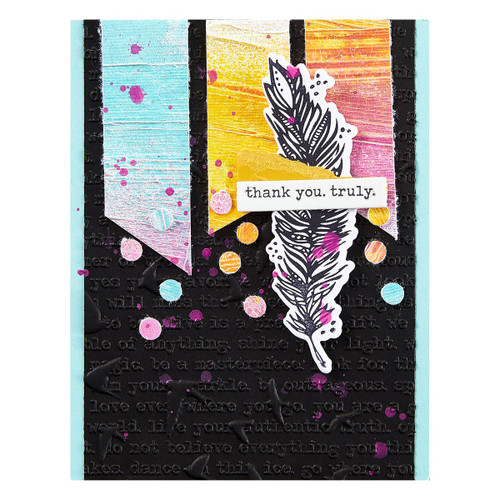 Spellbinders 3D Embossing Folder By Dina Wakley-Soaring, Collaged Birds - 5A002XF1-1GYDJ Spellbinders 3D Embossing Folder By Dina Wakley-Soaring, Collaged Birds - 5A002XF1-1GYDJ
