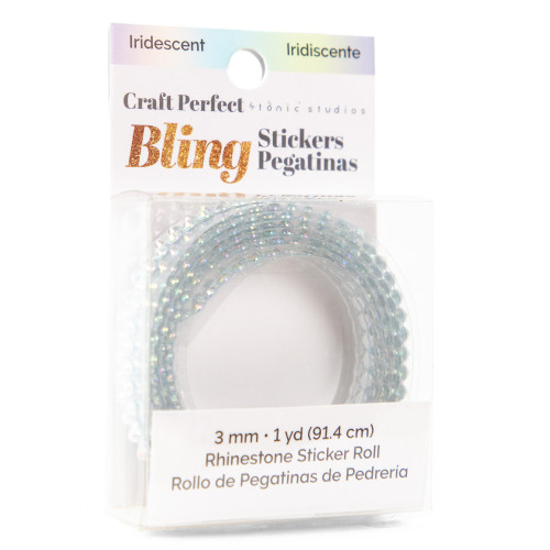 3 Pack - Craft Perfect Rhinestone Sticker Roll 1YD -Iridescent - 5A002MK6-1GP00